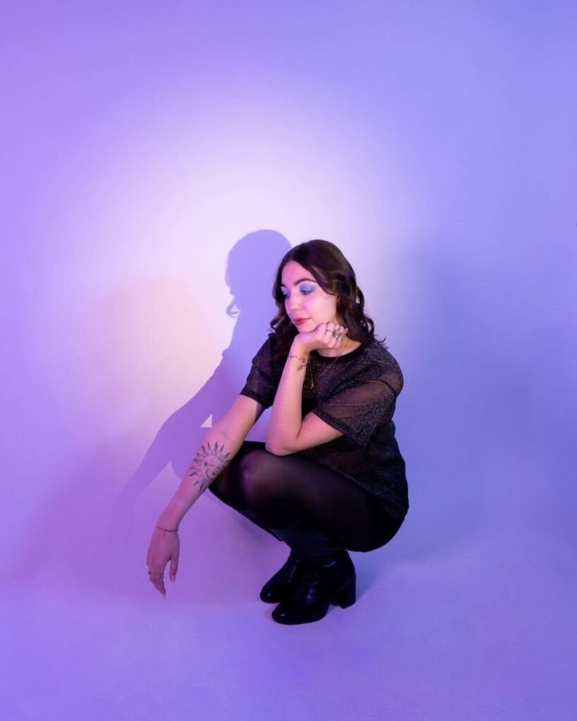 Purple Shadow Portrait