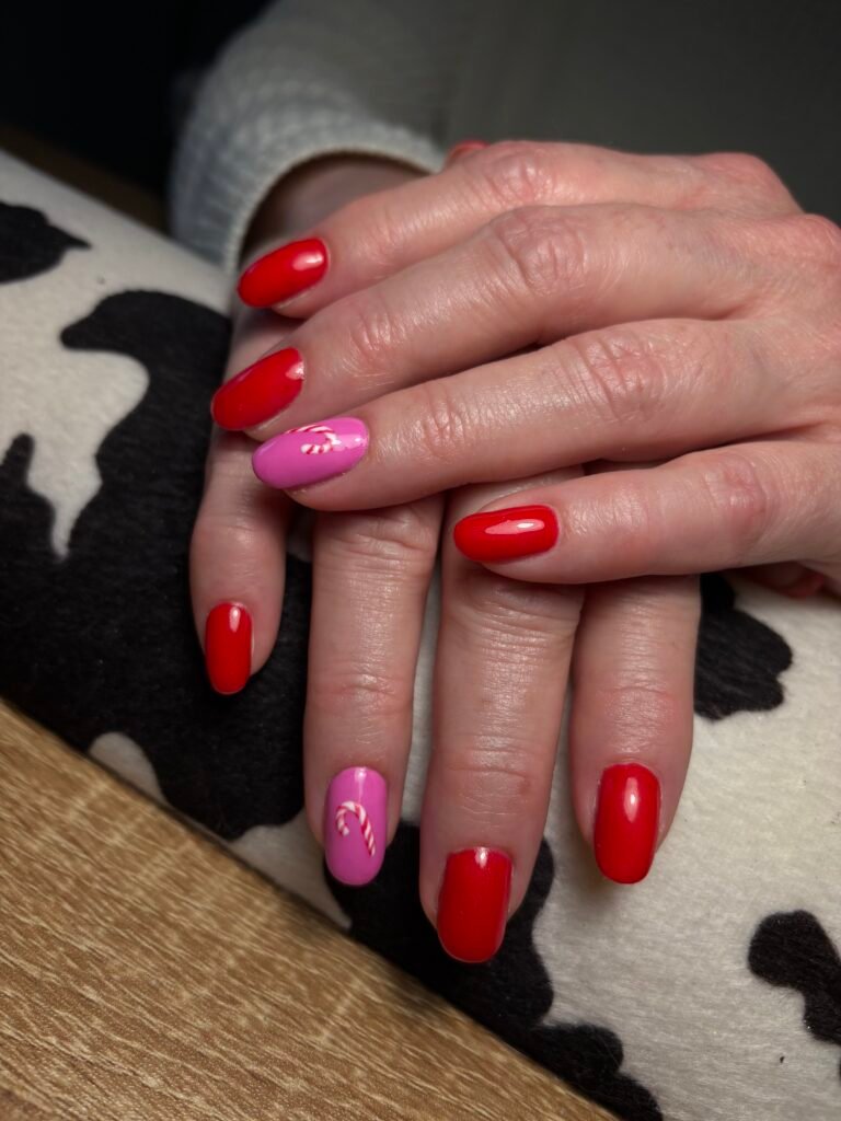 Red candy cane