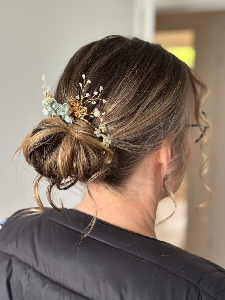Chignon bas naturel